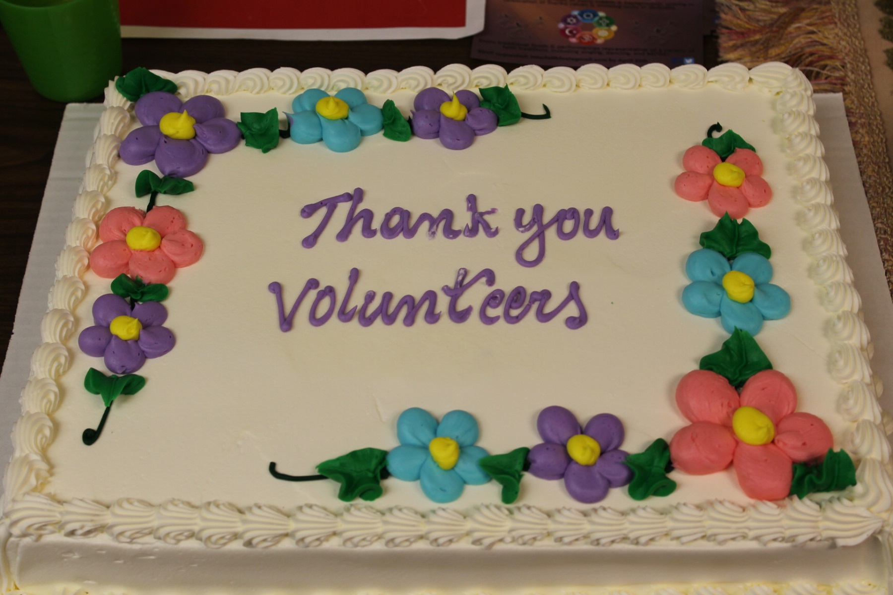 Volunteer Appreciation Cake